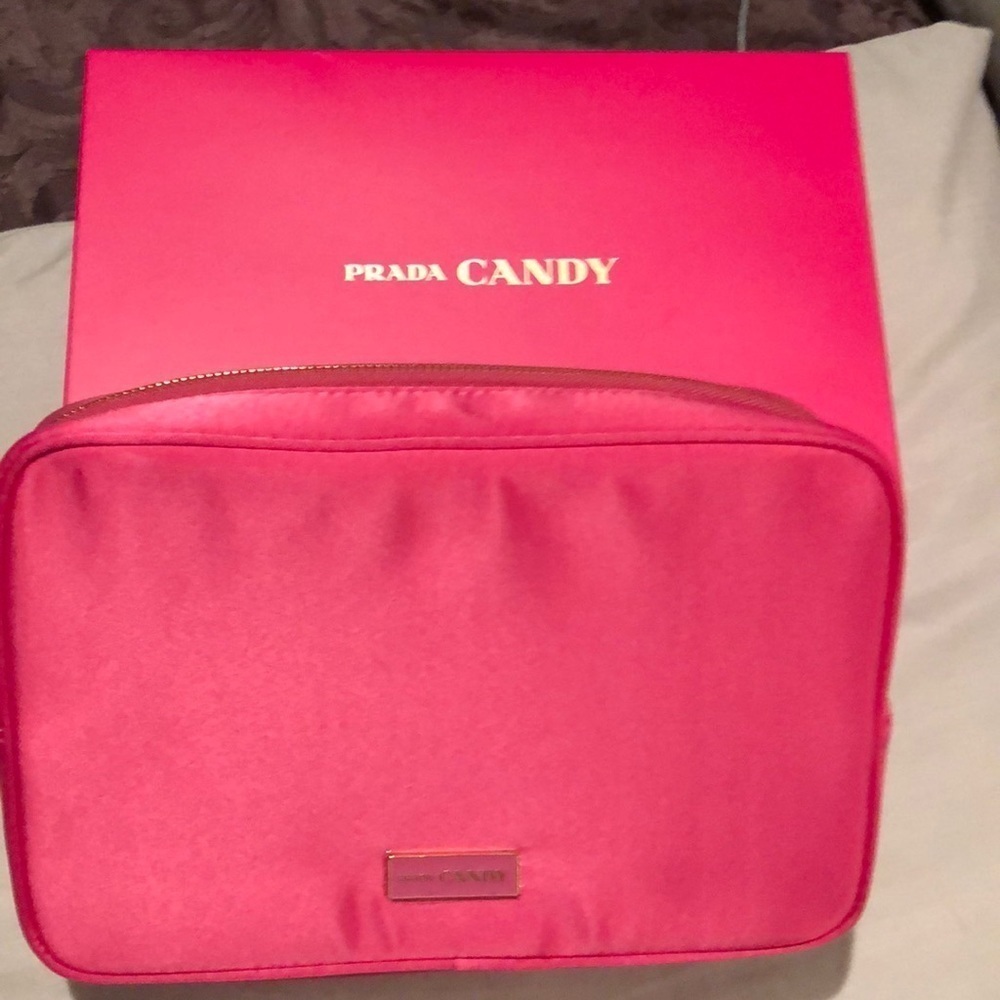 NIB Prada Candy Zip Cosmetic Bag